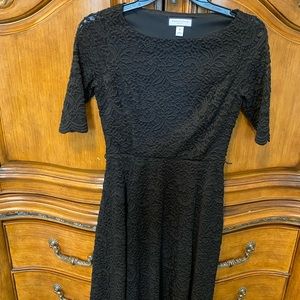 Black lace dress